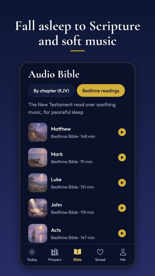 Bedtime Bible readings